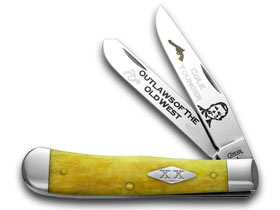 W.R. Case XX Knives Collector's Cole Younger 1/500 Antique Bone Trapper Pocket Knife ANT-CY