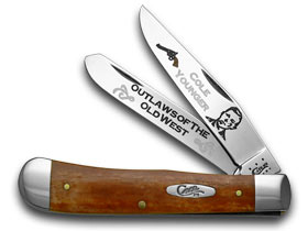 W.R. Case XX Knives Collector's Cole Younger Chestnut Bone 1/500 Trapper Pocket Knife CN-CY