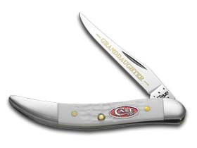 W.R. Case XX Knives Grandfather Granddaughter Jigged White Delrin Peanut & Toothpick 1/600 Stainless JWD-GF&GD