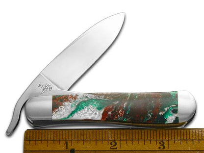W.R. Case XX Knives Merry Christmas Corelon Russlock 1/500 Stainless Pocket Knife CA MC-CRS
