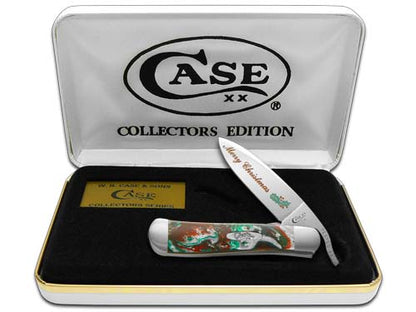 W.R. Case XX Knives Merry Christmas Corelon Russlock 1/500 Stainless Pocket Knife CA MC-CRS