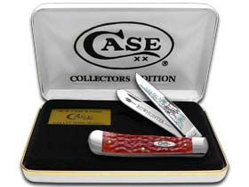 W.R. Case XX Knives Bow Hunter Red Bone Trapper 1/600 Stainless Pocket Knife RB-BH