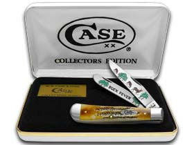 W.R. Case XX Knives Buck Fever 6.5 BoneStag Trapper 1/600 Stainless Pocket Knife 6.5-DEER