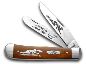 W.R. Case XX Knives Friends of Coal Friends in Low Places Chestnut Bone Trapper 1/500 Pocket Knife CN-FILP