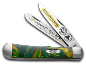 W.R. Case XX Knives U.S. Heritage Nickels Cat's Eye Trapper 1/2500 Stainless Pocket Knife CAT-LP/CE