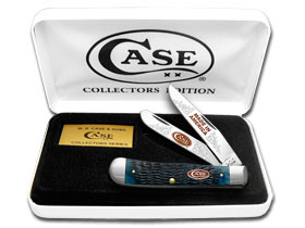 W.R. Case XX Knives Jigged Blue Bone Made in America 1/600 Trapper Limited Edition Pocket Knife BB-MIA