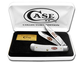 W.R. Case XX Knives Jigged White Delrin Made in America 1/600 Trapper Limited Edition Pocket Knife JWD-MIA