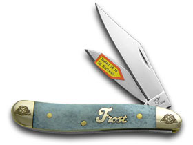 Frost Cutlery™ Little Peanut 40-107BSB Blue Bone 440 Stainless Steel Pocket Knife