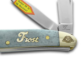 Frost Cutlery™ Little Peanut 40-107BSB Blue Bone 440 Stainless Steel Pocket Knife