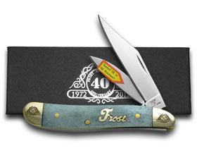 Frost Cutlery™ Little Peanut 40-107BSB Blue Bone 440 Stainless Steel Pocket Knife