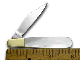 Hen & Rooster Father Daughter Set Genuine Mother of Pearl 1/500 Barlow Pocket Knife Set HR-FD/PI