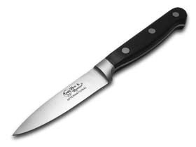 Hen & Rooster 6-Piece Kitchen Cutlery Full Tang Set with Clear Block HRI-026