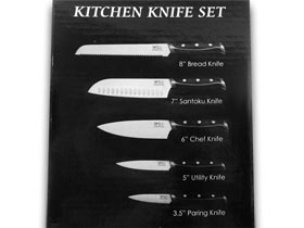 Hen & Rooster International 5 Piece Composite ABS Kitchen Set HRI-031