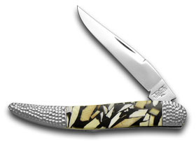 Schatt & Morgan Genuine Mammoth Ivory 1/50 Toothpick Pocket Knife 110MAM