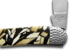 Schatt & Morgan Genuine Mammoth Ivory 1/50 Toothpick Pocket Knife 110MAM