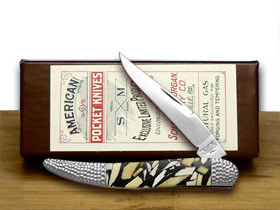 Schatt & Morgan Genuine Mammoth Ivory 1/50 Toothpick Pocket Knife 110MAM