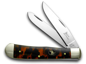 Steel Warrior™ Trapper SW-108ITS Imitation Tortoise Shell 440 Stainless Steel Pocket Knife