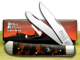 Steel Warrior™ Trapper SW-108ITS Imitation Tortoise Shell 440 Stainless Steel Pocket Knife