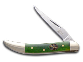 Steel Warrior™ Toothpick SW-109GSB Green Bone 440 Stainless Steel Pocket Knife