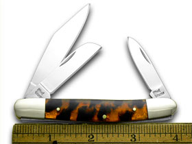 Steel Warrior™ Wrangler Stockman SW-112ITS Imitation Tortoise Shell 440 Stainless Steel Pocket Knife
