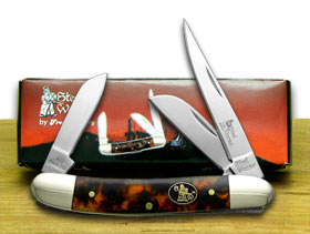 Steel Warrior™ Range Rider Stockman SW-114ITS Imitation Tortoise Shell 440 Stainless Steel Pocket Knife