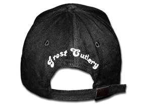 Steel Warrior™ CAP-BLACK-SW-LOGO Knife 100% Cotton Baseball Cap