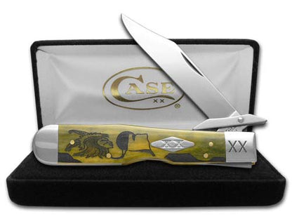 Case XX™ Knives Yellowhorse Cheetah Early Morning Singer Olive Green Bone 1/500