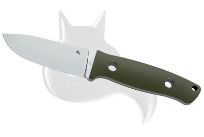Black Fox Knives™ Vesuvius Fixed Blade BF-710 D2 OD OD Green G10 D2 Semi-Stainless Steel Knife