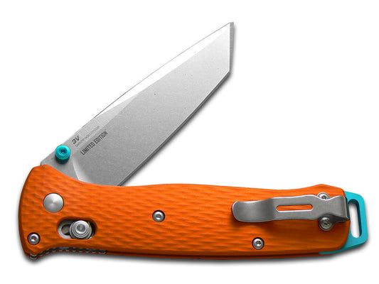 Benchmade, Inc.™ Bailout 537-2301 Orange Aluminum CPM-3V Carbon Steel Pocket Knife