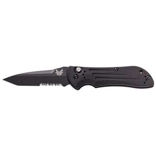 Benchmade, Inc.™ Auto Stryker 9101SBK Black Anodized 6061-T6 Aluminum 154CM Stainless Steel Pocket Knife