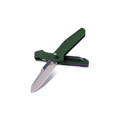 Benchmade, Inc.™ Auto Osborne 9400 Green Anodized 6061-T6 Aluminum CPM-S30V Stainless Steel Pocket Knife