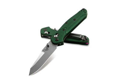 Benchmade, Inc.™ Mini Osborne 945 Green Anodized 6061-T6 Aluminum CPM-S30V Stainless Steel Pocket Knife