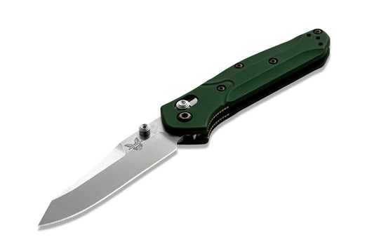 Benchmade, Inc.™ Mini Osborne 945 Green Anodized 6061-T6 Aluminum CPM-S30V Stainless Steel Pocket Knife