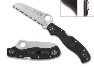 Spyderco Knives™ Rescue 3 Lockback C14FSBKRD3 Black FRN VG-10 Stainless Steel Pocket Knife