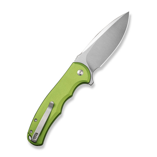 CIVIVI Knives™ Praxis Button Lock C18026E-3 Green Aluminum Nitro-V Stainless Steel Pocket Knife