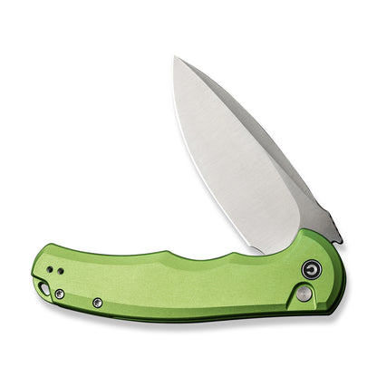 CIVIVI Knives™ Praxis Button Lock C18026E-3 Green Aluminum Nitro-V Stainless Steel Pocket Knife
