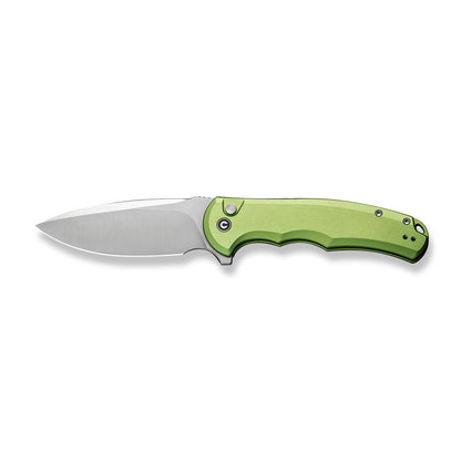 CIVIVI Knives™ Praxis Button Lock C18026E-3 Green Aluminum Nitro-V Stainless Steel Pocket Knife