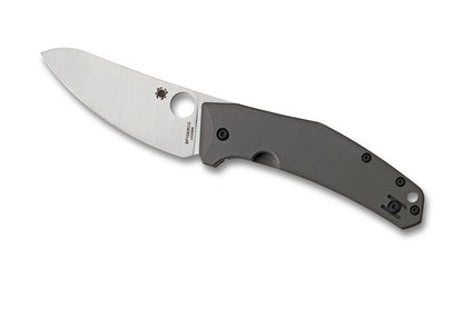 Spyderco Knives™ Spydiechef Ti Frame Lock C211TIP Titanium LC200N Stainless Steel Pocket Knife