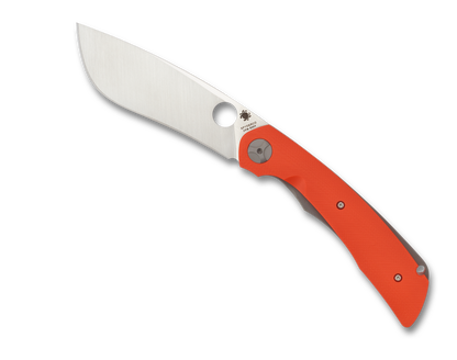 Spyderco Knives™ Subvert Sub-frame Lock C239GPOR Orange G10 and Titanium S30V Stainless Steel Pocket Knife