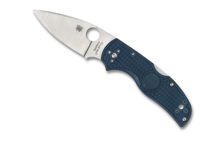 Spyderco Knives™ Native 5 Lockback C41PCBL5 Cobalt Blue Fiberglass Reinforced Nylon CPM SPY27 Stainless Steel Pocket Knife