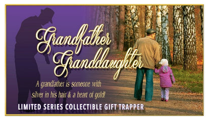 W.R. Case XX Knives Grandfather and Granddaughter Smooth Yellow Delrin Trapper Stainless Pocket Knife CAT-GFGD/Y