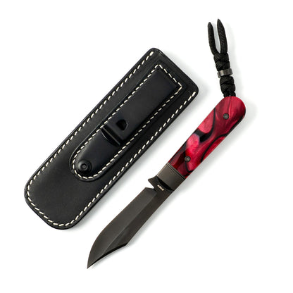 Jack Wolf Knives™ Backwoods FIXedc BACKW-FX-01-KIR-TRU-BLD True Blood Kirinite S90V Stainless Steel Knife
