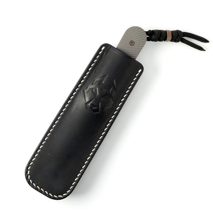 Jack Wolf Knives™ Backwoods FIXedc BACKW-FX-01-TI-STAR 6AL4V Titanium S90V Stainless Steel Knife