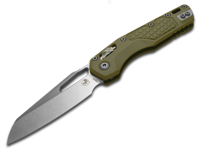 Microtech Knives, LLC™ MSI Crossbar Lock 210-10FRGTODLM OD Green Frag G10 Bohler M390MK Stainless Steel Pocket Knife