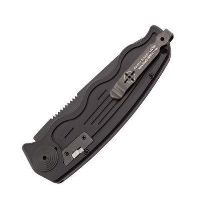 SOG Specialty Knives™ SOG-Tac Folder ST-04 Black Hard Anodized Aluminum AUS-8 Stainless Steel Pocket Knife