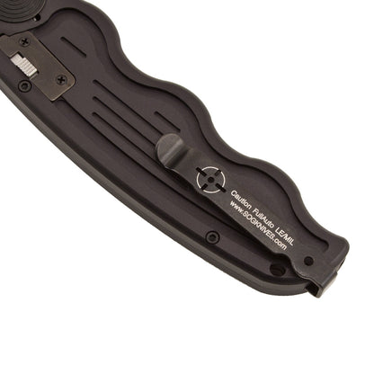 SOG Specialty Knives™ SOG-Tac Folder ST-04 Black Hard Anodized Aluminum AUS-8 Stainless Steel Pocket Knife
