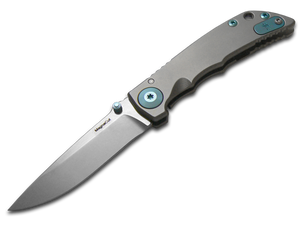 Spartan Blades, LLC™ Harsey Folder 3.25 Frame Lock SF10SWBL 6AL4V Titanium CPM S45VN Stainless Steel Pocket Knife
