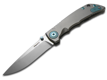 Spartan Blades, LLC™ Harsey Folder 3.25 Frame Lock SF10SWBL 6AL4V Titanium CPM S45VN Stainless Steel Pocket Knife