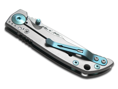 Spartan Blades, LLC™ Harsey Folder 3.25 Frame Lock SF10SWBL 6AL4V Titanium CPM S45VN Stainless Steel Pocket Knife