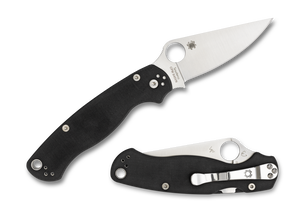 Spyderco Knives™ Para Millie 2 Compression Liner Lock C81GPLE2 Black G-10 CPM S45VN Stainless Steel Pocket Knife